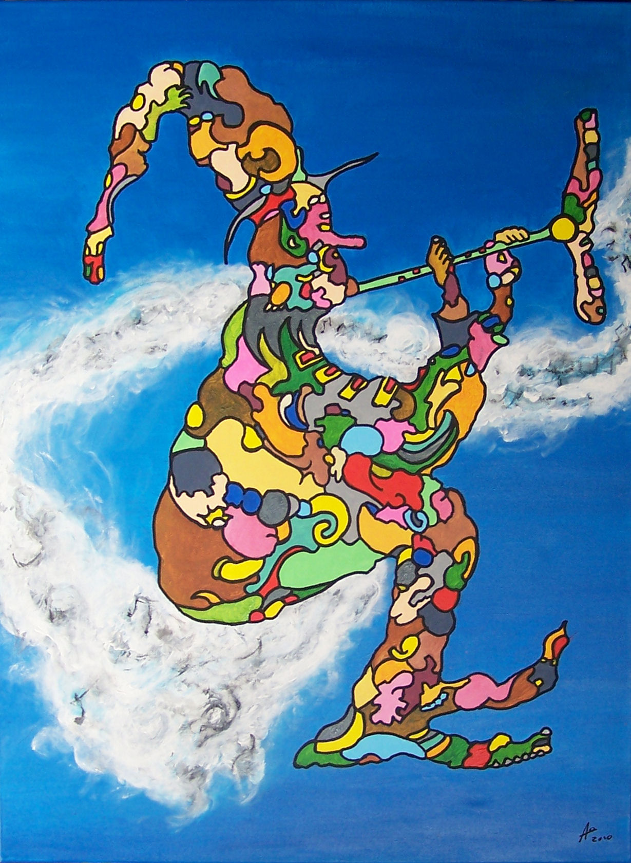 Flute #U00e0 L'or.74x54