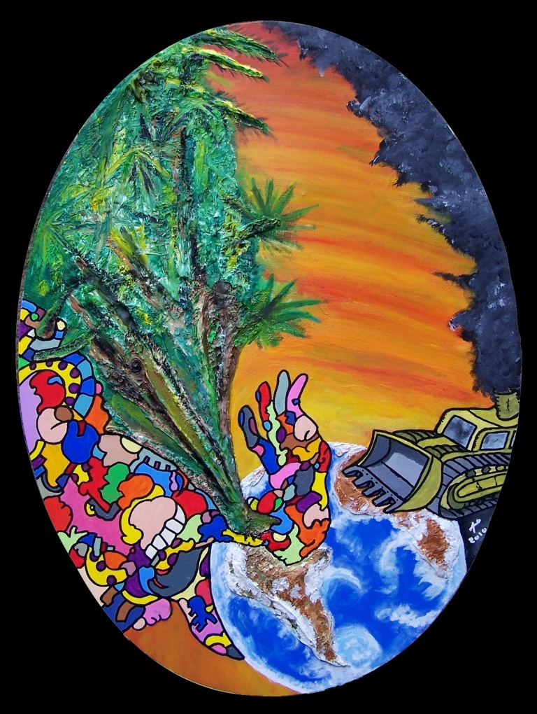 Encoloreur 04.protège La Foret.60x80 N