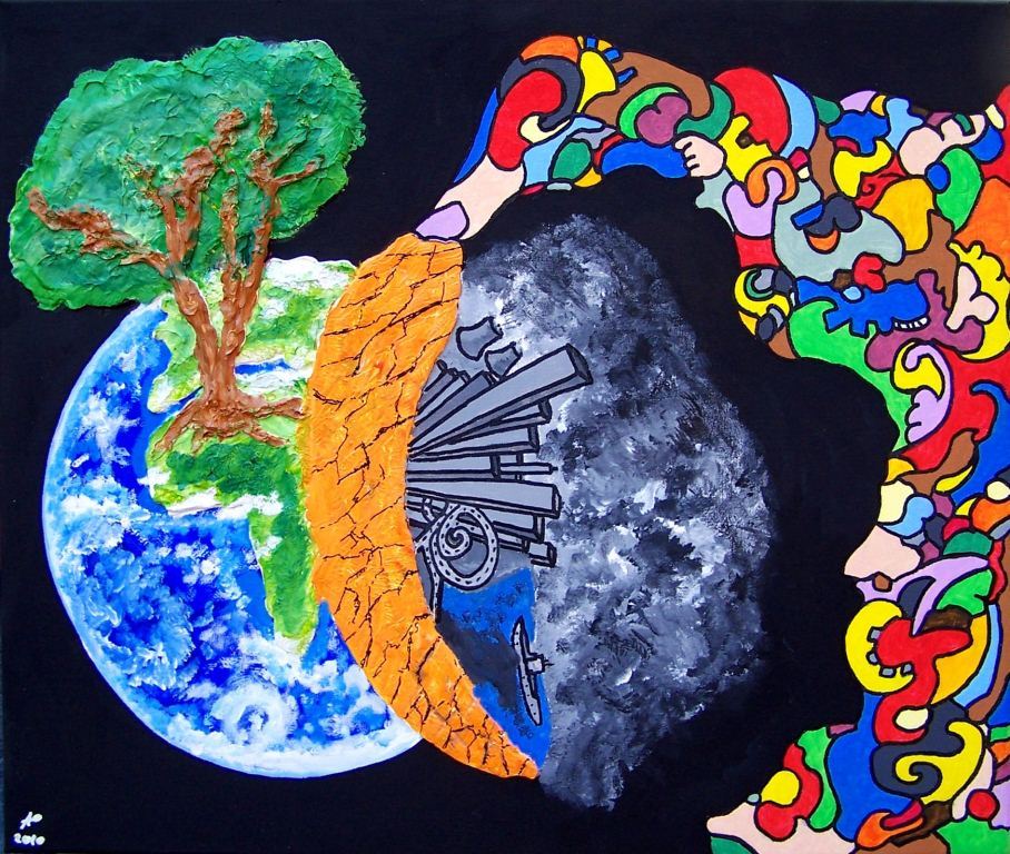 Encoloreur 10.à Fleur De Peau.50x61